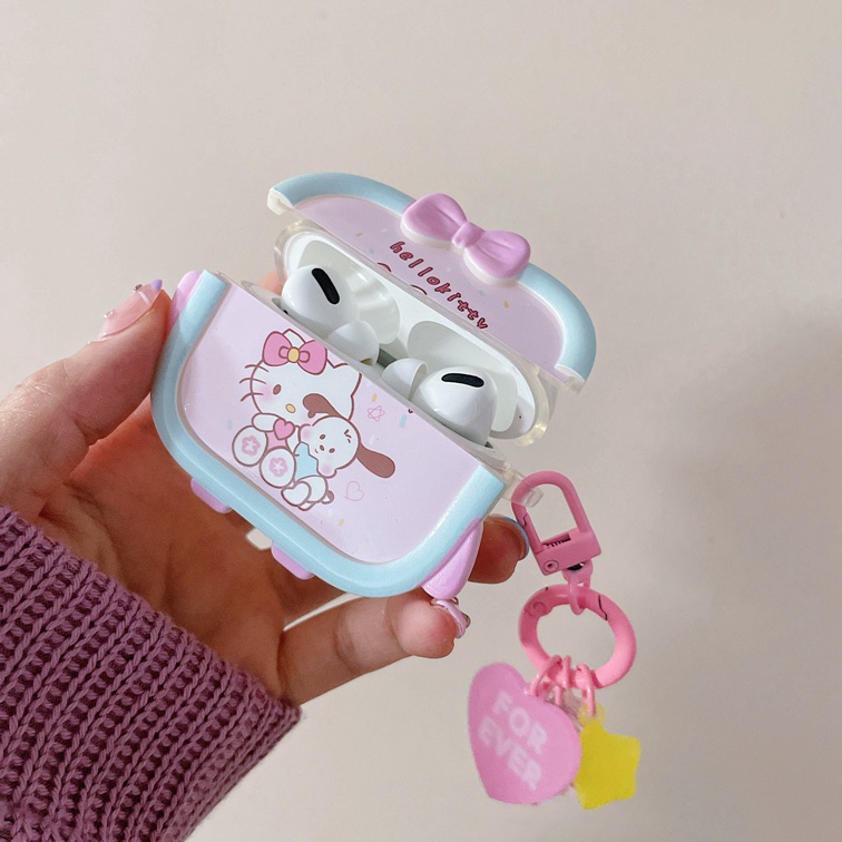 Vỏ Bảo Vệ Hộp Sạc Tai Nghe Bluetooth airpods 1 2 pro 3 pro 2 Bằng tpu Mềm Hình Chú Chó Pacha Nhỏ Dễ Thương