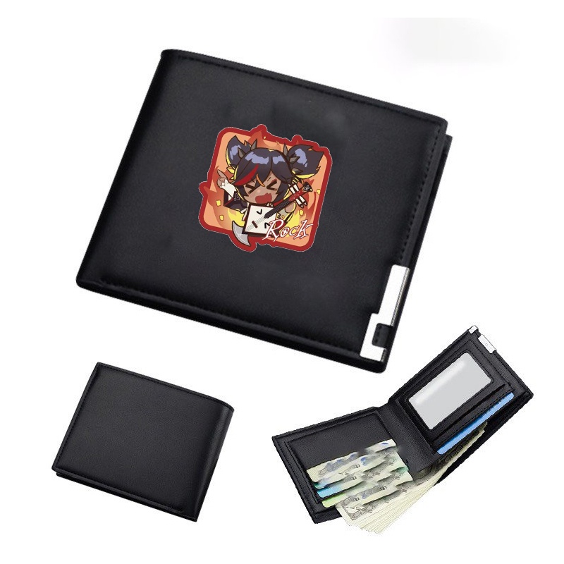 Ví da cầm tay nam nữ in hình NHÂN VẬT GENSHIN IMPACT game chibi anime thời trang M2