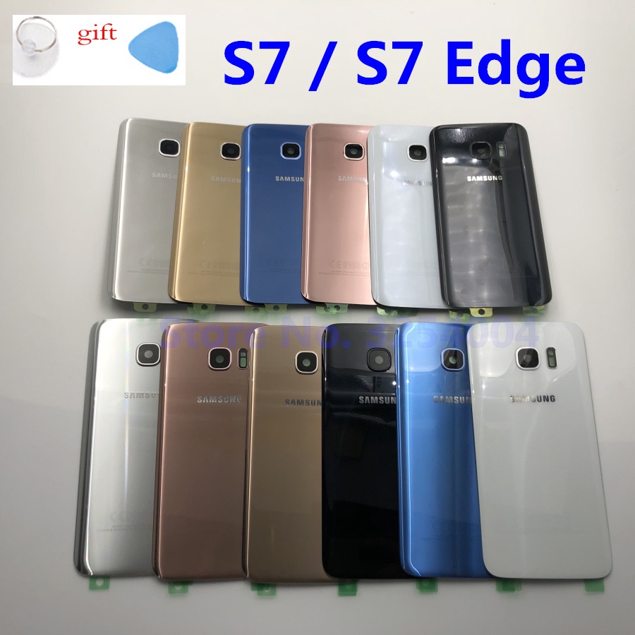Nắp Lưng Điện Thoại Bằng Kính Thay Thế Chuyên Dụng Cho Samsung Galaxy S7 edge G935 S7 G930