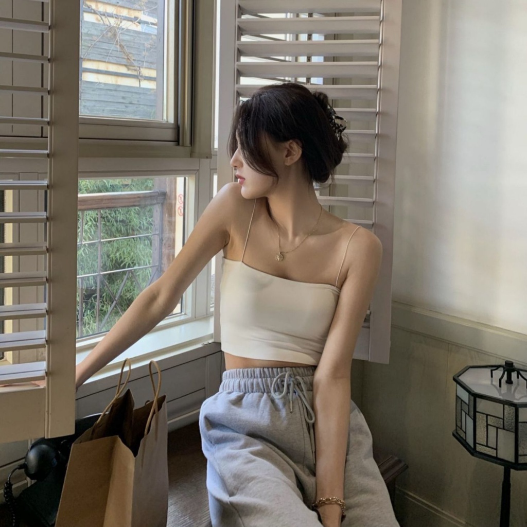Áo Liền Mạch Với Đệm Áo Ngực Bên Trong