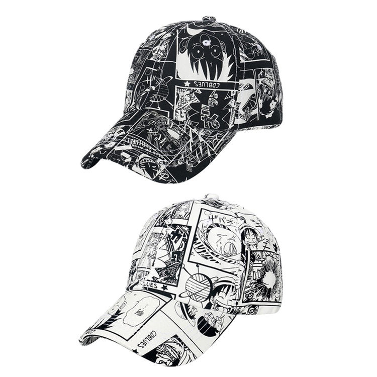 Mũ Lưỡi Trai 100% Cotton Thêu Hình Luffy Trong Phim One Piece