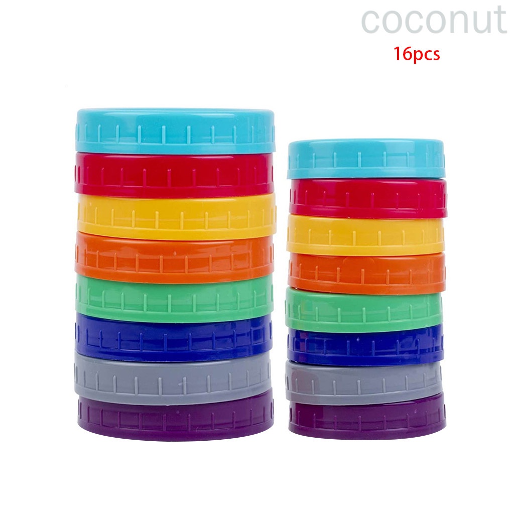 Set 16 Nắp Đậy Bình Nước 70mm 86mm Bằng Nhựa Chống Rò Rỉ Tiện Dụng