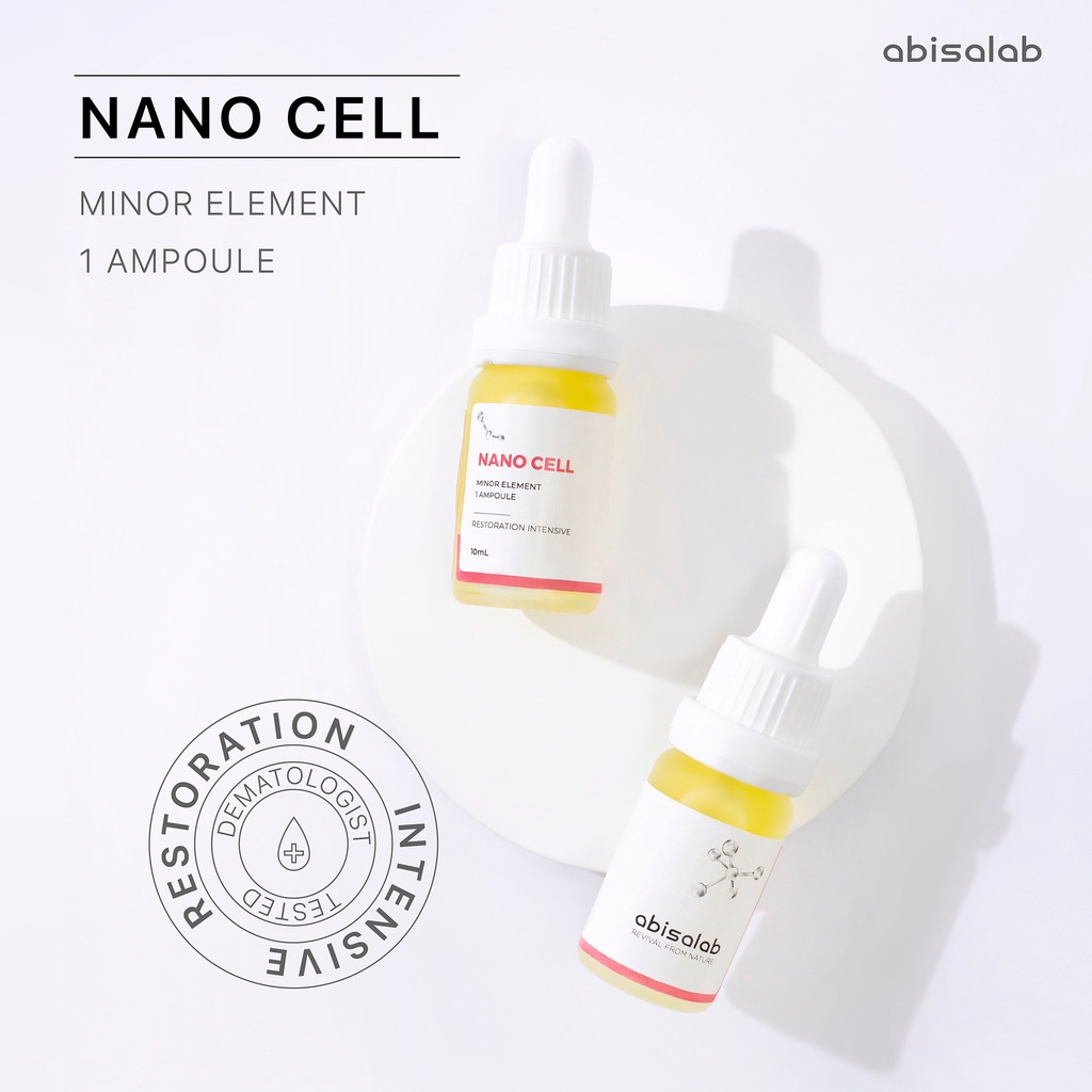 Tinh chất Huyết thanh Abisalab Nano Cell Minor Element 1 ampoule 10ml