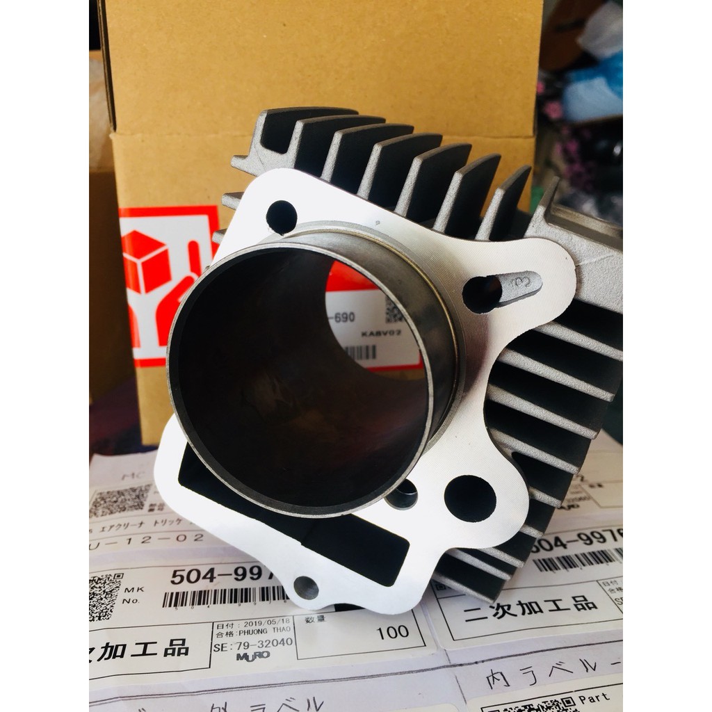 Nòng nhôm cánh thẳng 49cc dài 69 -đi trái 110  cho xe 67-cub