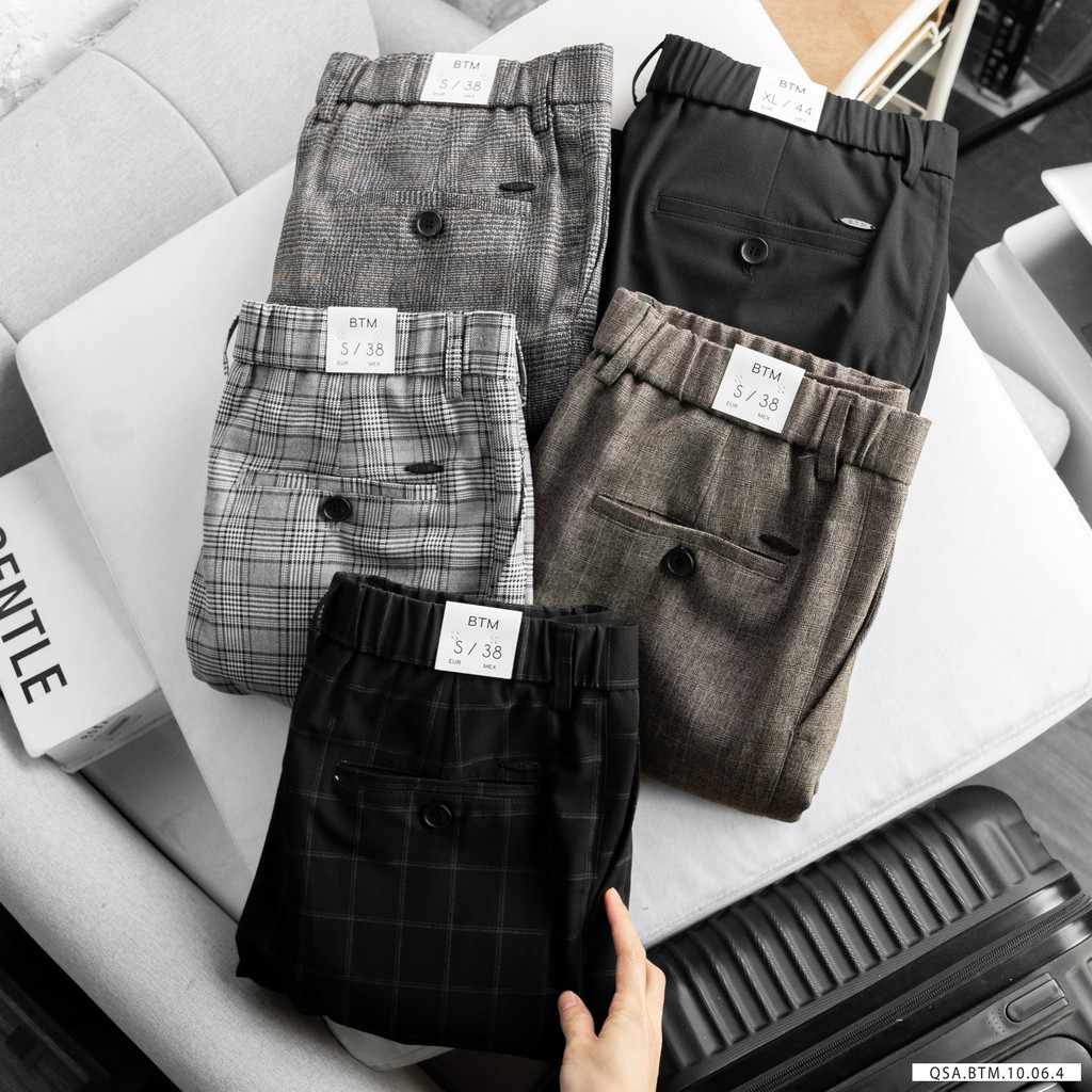 Quần Short Âu Lưng Thun Chính Hãng Bentino, Vải Mịn Ôm Đẹp