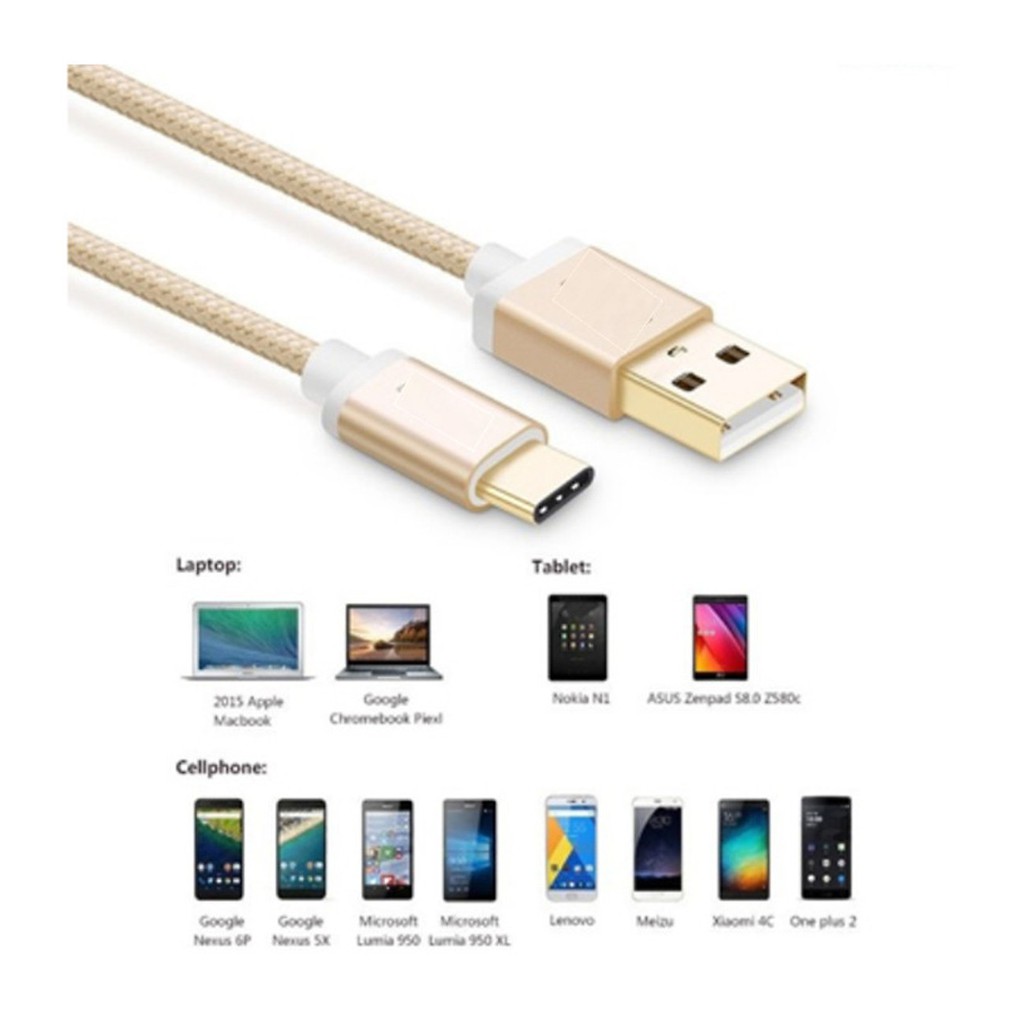 Cáp dây DÙ DÀI 3M Type C Sam Sung tiện dụng