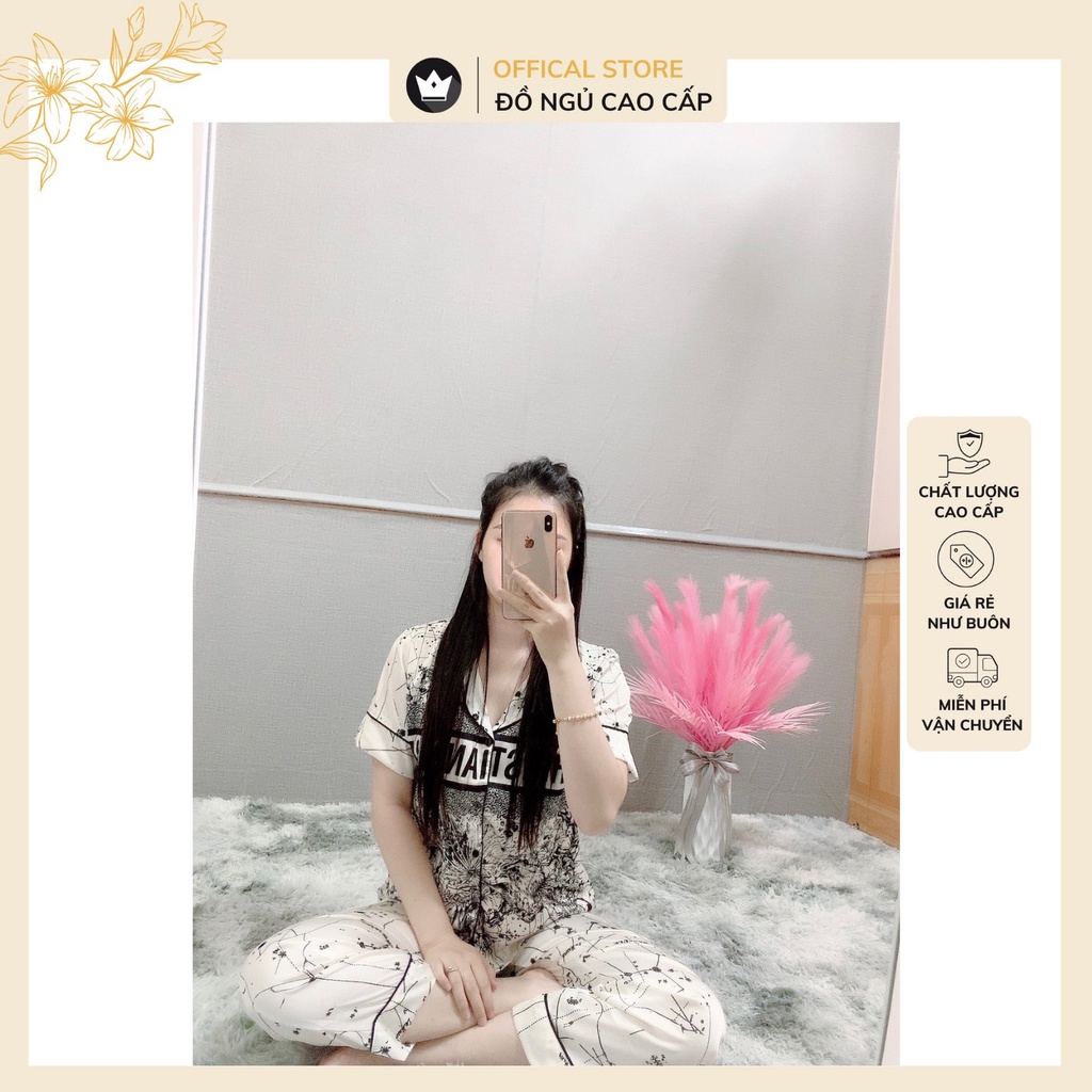 Đồ bộ Pijama - Bộ lụa mango cộc tay Cao Cấp,thiết kế năng động,trẻ trung | BigBuy360 - bigbuy360.vn