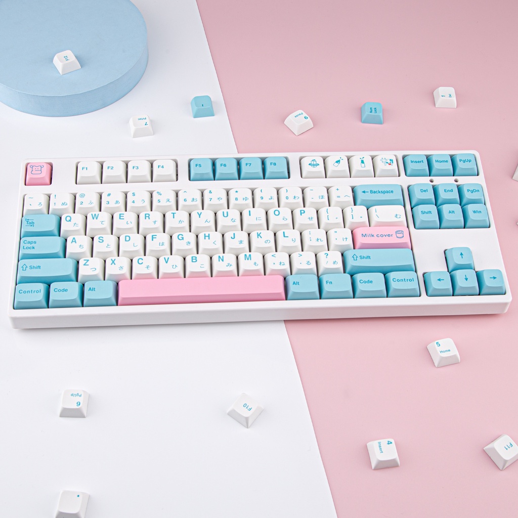 127 phím Cấu hình XDA Keycaps PBT Thuốc nhuộm thăng hoa Bố cục ANSI Keycaps tùy chỉnh cho Cherry MX Gateron Kailh Công tắc Bàn phím cơ