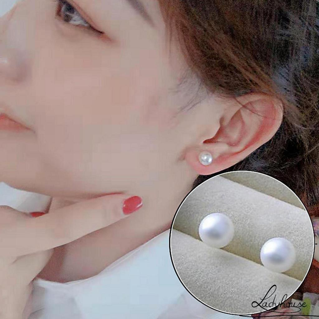 Bông tai đính ngọc trai nhân tạo thời trang dành cho nữ