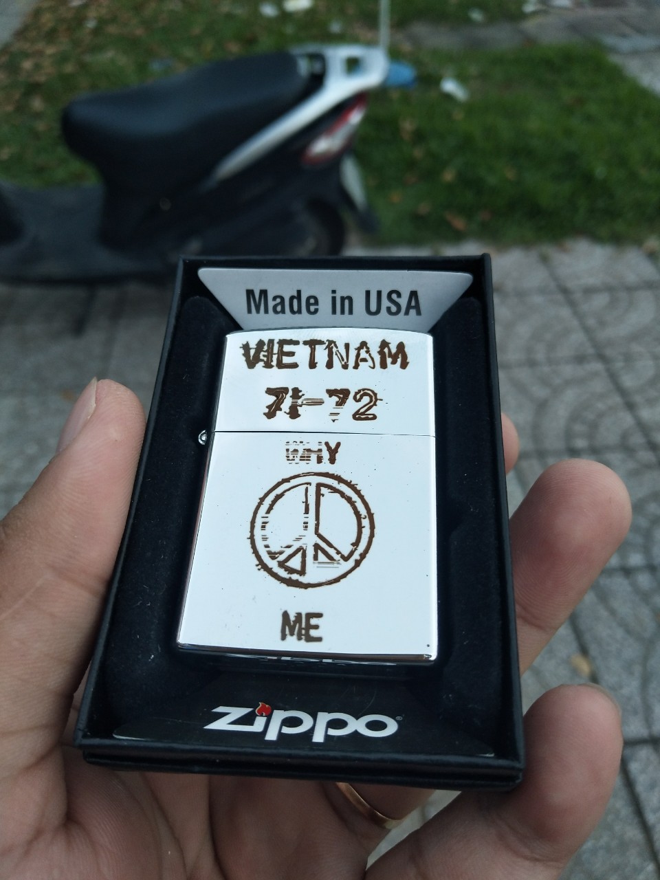 Vỏ Zippo USA Chủ Đề Chiến Tranh Việt Nam, Việt Nam War - Why Me