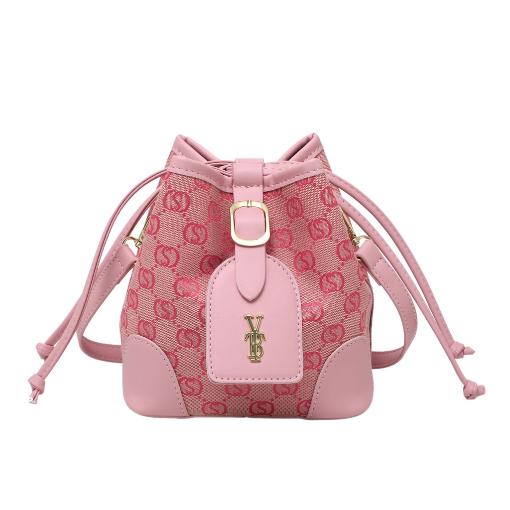 IELGY Túi Đeo Vai Hình Xô Chất Lượng Cao Thời Trang Cho Nữ