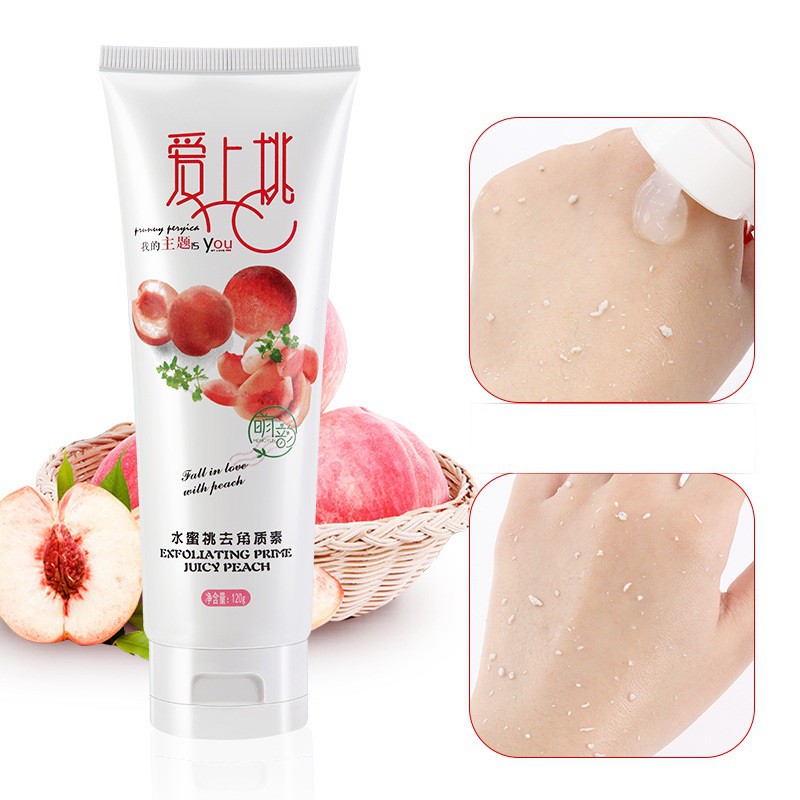 🌈🍑🍒 Gel Tẩy Tế Bào, Da Chết Toàn Thân Trái Đào Exfoliating Prime Juicy Peach 120gr Làm Trắng Da, Giảm Thâm Sạm-Y329 | BigBuy360 - bigbuy360.vn