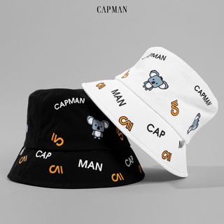 Mũ bucket vành cụp chính hãng CAPMAN phong cách unisex CM̉̀43 dành cho nam nữ