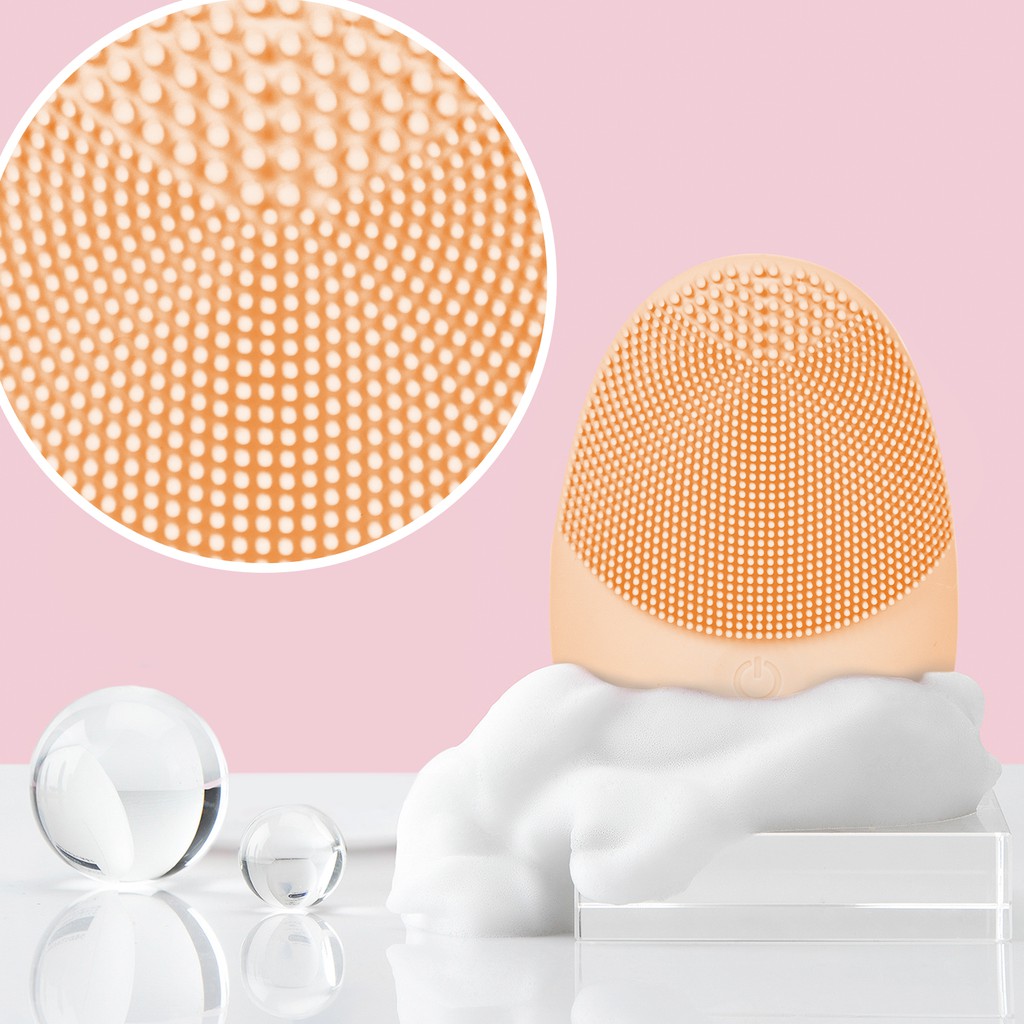 Máy rửa mặt Miniso chất liệu Siliconen nhiều màu - Hàng chính hãng