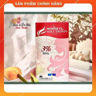 Minoxyl Solution 3% ⚜️Da Liễu ⚜️ Xịt ngừa rụng tóc, kích thích mọc tóc Minoxyl Solution 3%