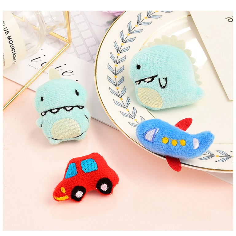 Huy Hiệu Cài Áo, Balo Bằng Bông Hình Khủng Long Xanh Xinh Yêu