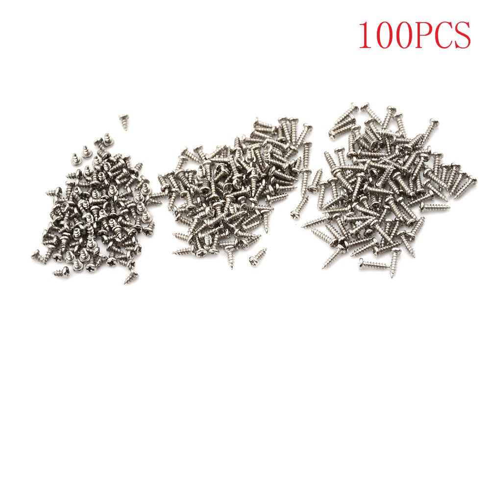 Set 100 Ốc Vít Đầu Tròn Đường Kính M2 Chuyên Dụng