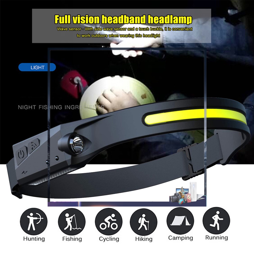 Đèn LED đeo trán chống thấm nước 350lm