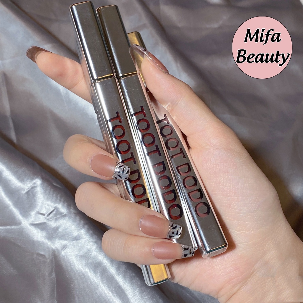 Son kem vỏ bạc TOOT DODO, son nội địa trung vỏ đỏ 5 màu hot trend mịn lì mọng môi T801