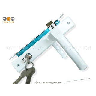 Khóa Cửa Nhôm, Cửa Nhựa Lõi Thép Hệ Việt Pháp 4500 (trắng)