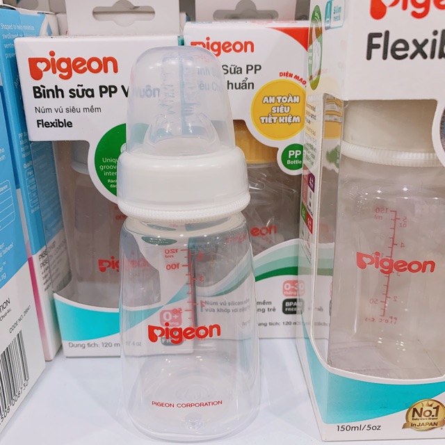 Bình sữa pigeon PP Vuông 120ml