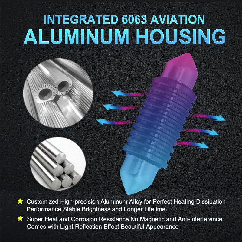 Bộ 2 đèn LED Festoon MAXGTRS C5W C10W 3570 gắn đọc sách chuyên dụng cho xe hơi