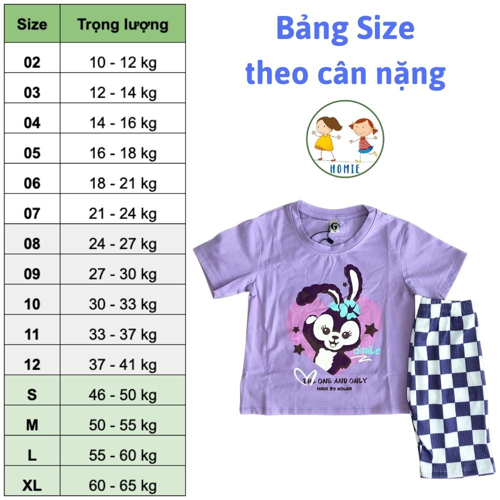 Set Đồ Đôi Cho Mẹ Và Bé Gái Mặc Cặp Bộ Đồ Quần Áo Lửng Cotton Mặc Nhà Mềm Mịn Mát In Hình Hot Trend Homie Kids