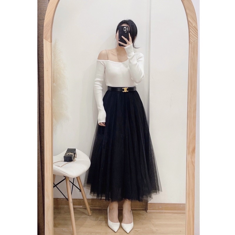 ( Ảnh thật ) Cv1062 Chân váy xoè lưới | BigBuy360 - bigbuy360.vn
