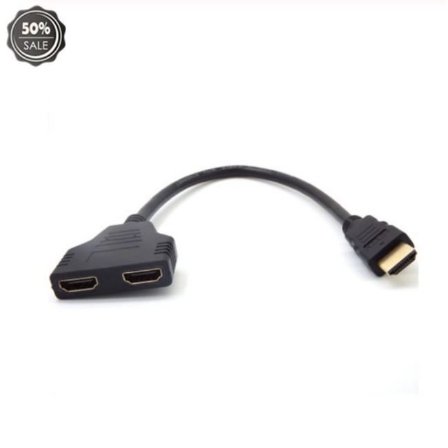 2 Port HDMI Splitter 1 In 2 Out Male to Femal Video Cable Adapter hdmi Switch Converter For Audio TV DVD