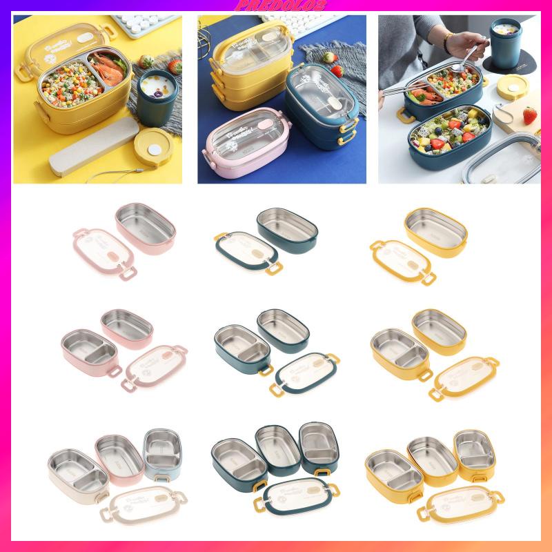 Bento Box Leakproof BPA Free Stainless Steel Thermal Lunch Box Picnic Travel