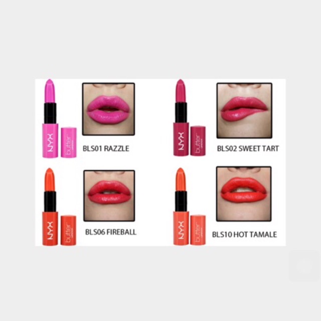 Son Nyx butter màu 01,10