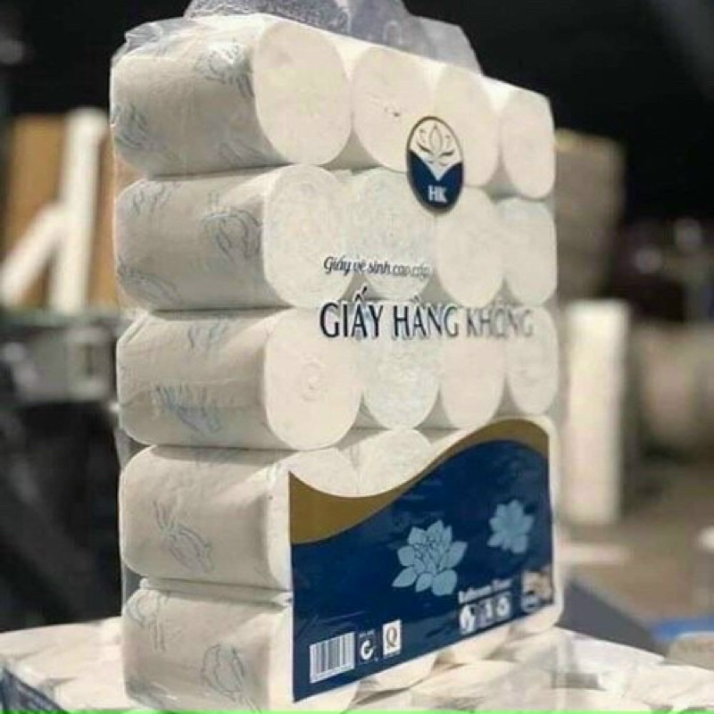 Giấy Vệ Sinh Hàng Không Lốc 20 Cuộn Siêu Dai