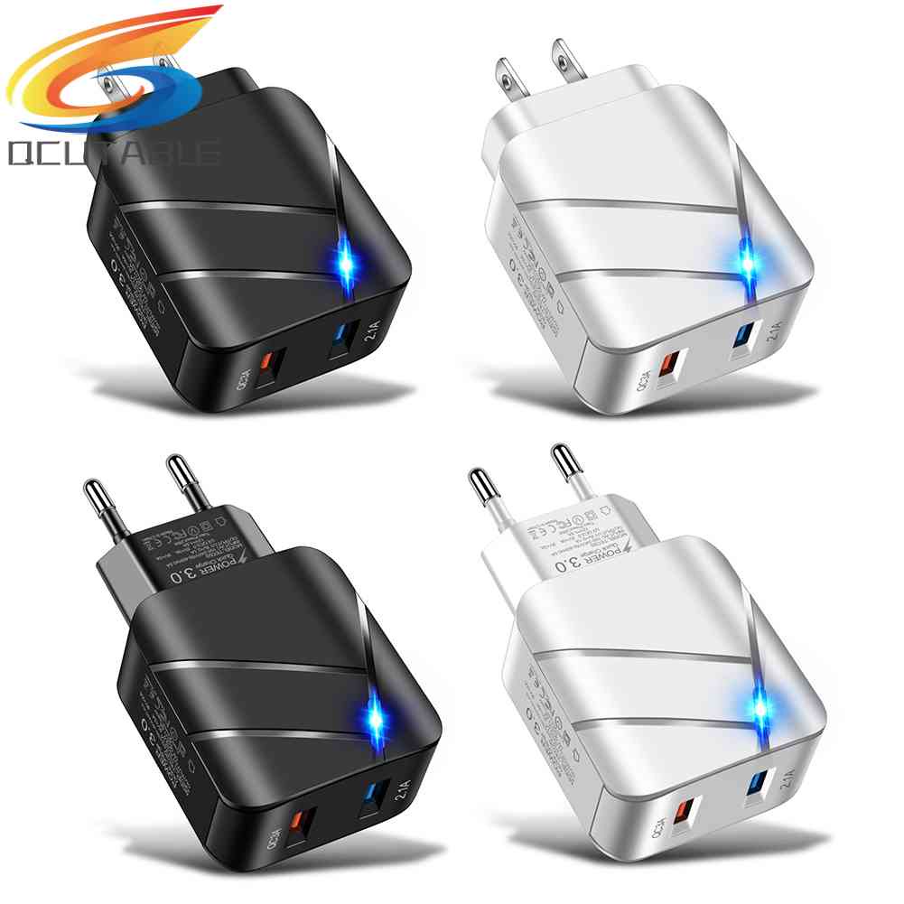 Củ Sạc Nhanh 28W Cổng USB 3.0 Cho Điện Thoại Và Máy Tính Bảng