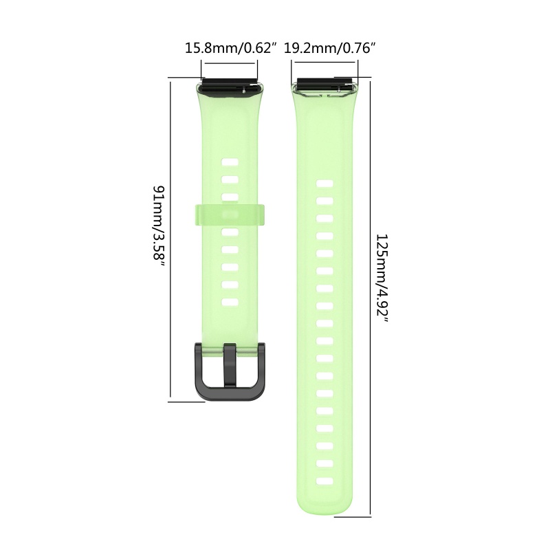 Dây Đeo Silicone Trong Mờ Cho Đồng Hồ Thông Minh Huawei Band 7