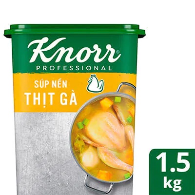 Bột súp nền thịt gà Knorr 1.5kg