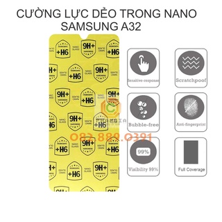 Dán cường lực samsung galaxy a32 4g / a32 5g dẻo nano chống va đập, siêu bền
