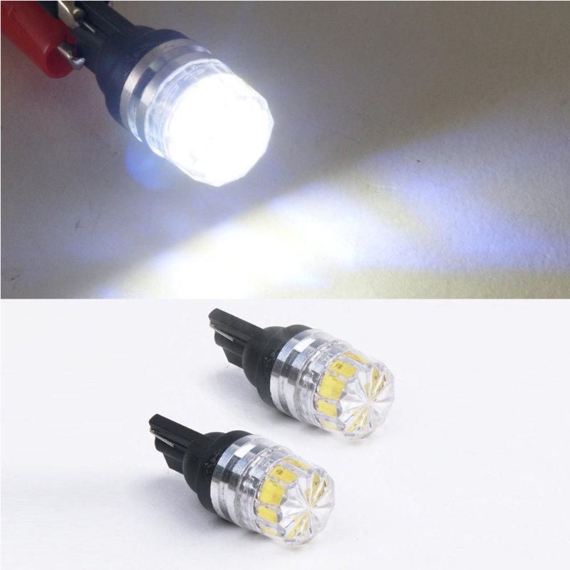 1 Bóng Đèn Led T10 5050 5 Smd Ánh Sáng Trắng Cho Xe Hơi Mới