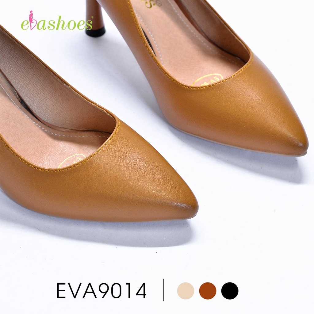 Giày Cao Gót Mũi Nhọn Da PU Gót Nhọn 7cm Evashoes - EVA9014