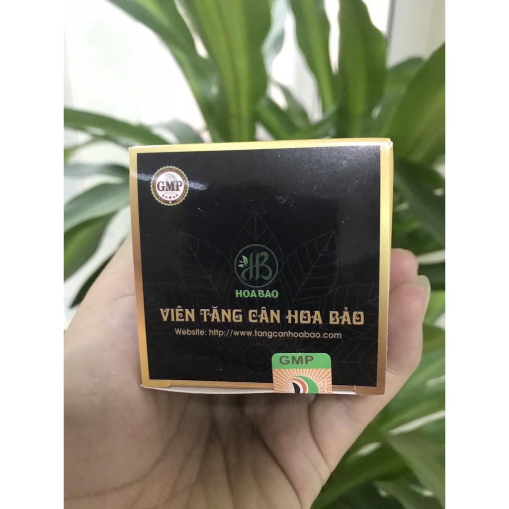 [ Combo2 hộp - 1 liệu trình ] Viên tăng cân Hoa Bảo - Viên tăng cân cho người gầy