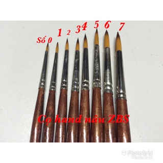 CỌ VẼ MÀU NƯỚC HAND ZBS(đầu nhọn)