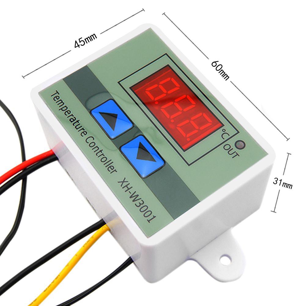 Công tắc điều chỉnh nhiệt độ 220V 10A có màn hình LED điện tử và cảm biến NTC