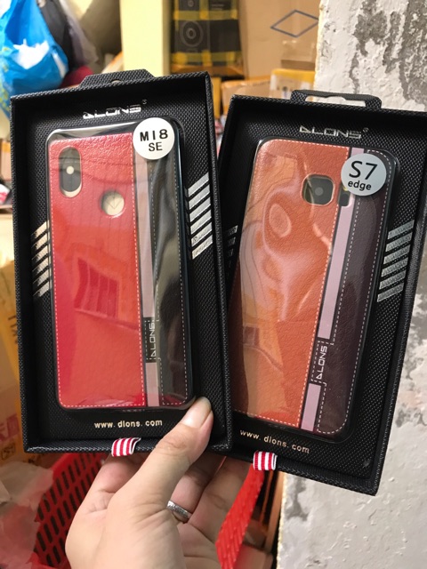 CHÍNH HÃNGỐp DLONS pha 2 màu giả da kẻ chỉ OPPO F7 YOUTH A7 / A71 / A9 2020 / A37 / F11 / F9 / A12 REALME 2 PRO