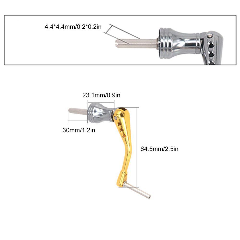 Phụ Kiện Tay Cầm Máy Câu Cá Bằng Hợp Kim CNC DIY Mới
