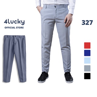 Quần tây nam chất lượng 4Lucky -327, chất vải dày dặn, form slimfit