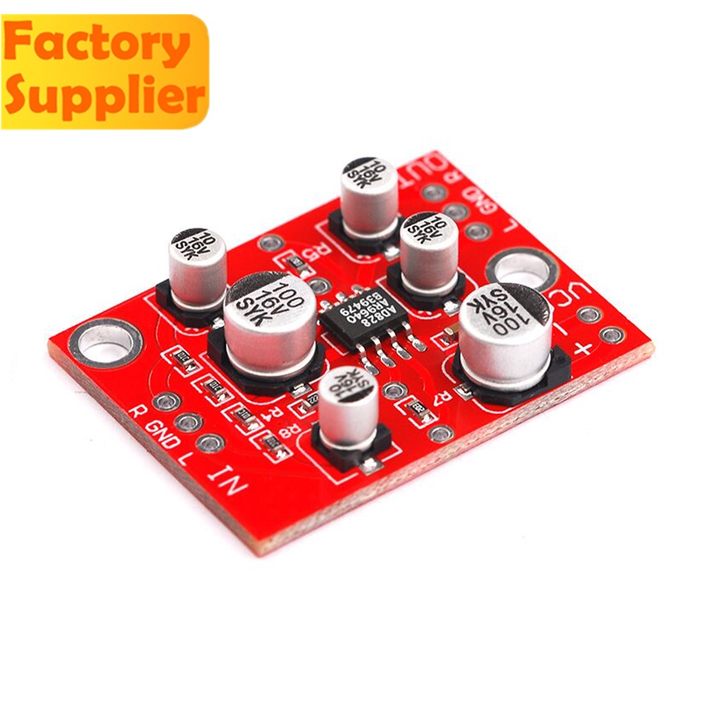 Bảng Mạch Khuếch Đại Âm Thanh DC 5-15V AD828