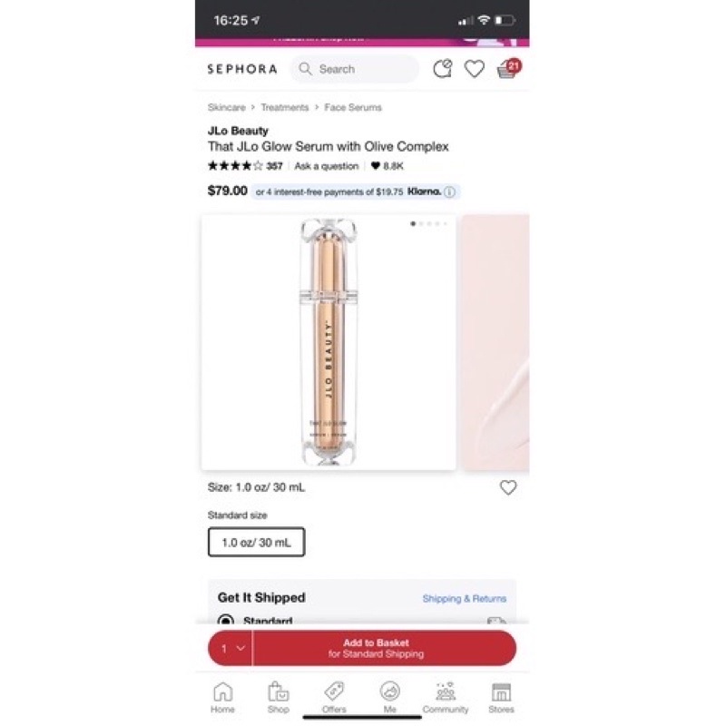 serum dưỡng da cao cấp JLO beauty that JLO glow
