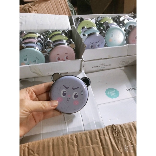 Gương hai mặt tai thỏ/gấu