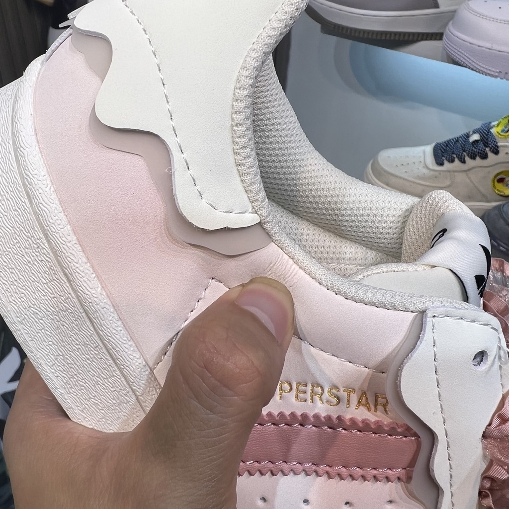 Giày thể thao Sneaker Sò 2.0, SuperStar, Hồng, Trắng