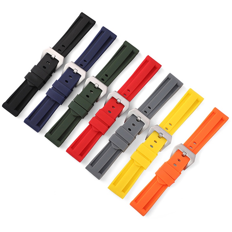 Dây Đeo Cao Su Silicone 22mm 24mm 26mm Cho Đồng Hồ Huawei Watch GT 3 Pro 43mm 46mm Gt3 2 Pro