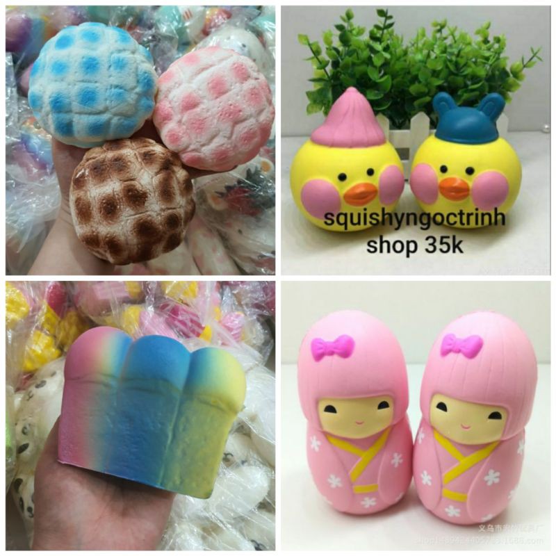 Squishy gà bông siêu chậm tăng